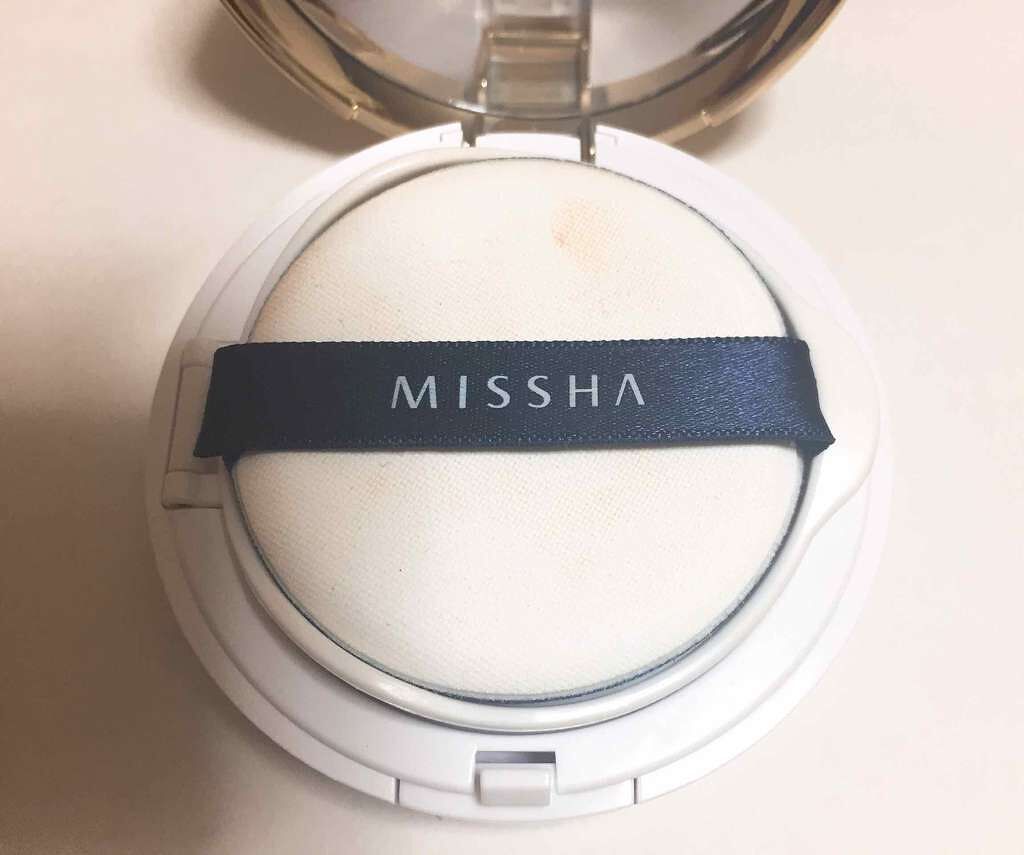 M クッション ファンデーション(モイスチャー)/MISSHA/クッションファンデーションを使ったクチコミ(2枚目)