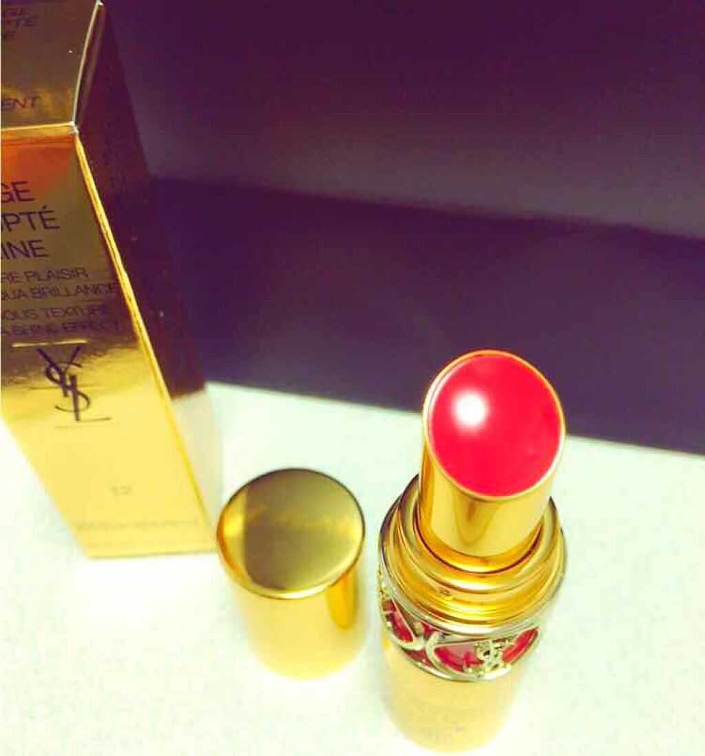 ルージュ ヴォリュプテ シャイン/YVES SAINT LAURENT BEAUTE/口紅を使ったクチコミ(1枚目)