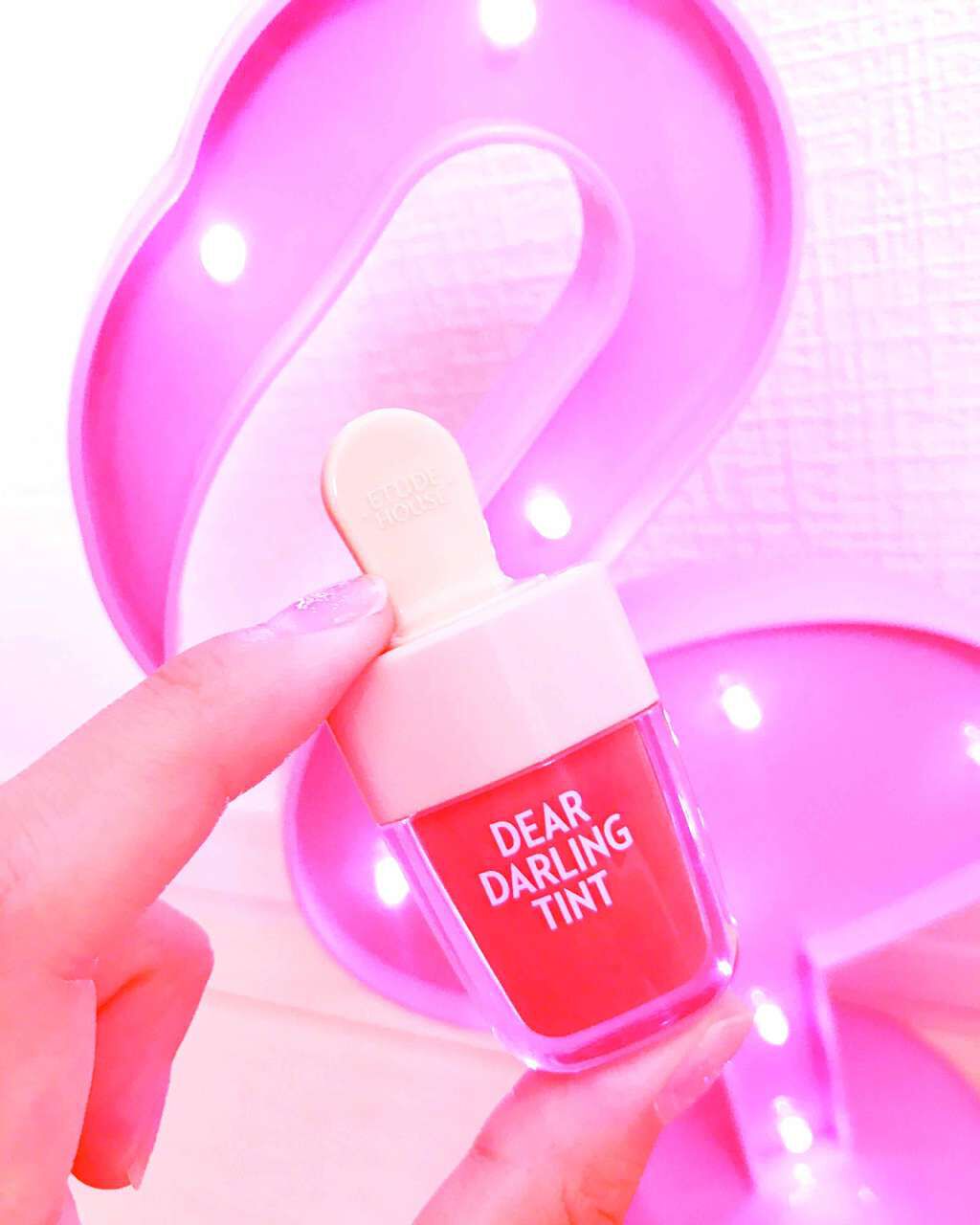 ディアダーリン ウォータージェルティント (アイスティント)/ETUDE/口紅を使ったクチコミ(1枚目)