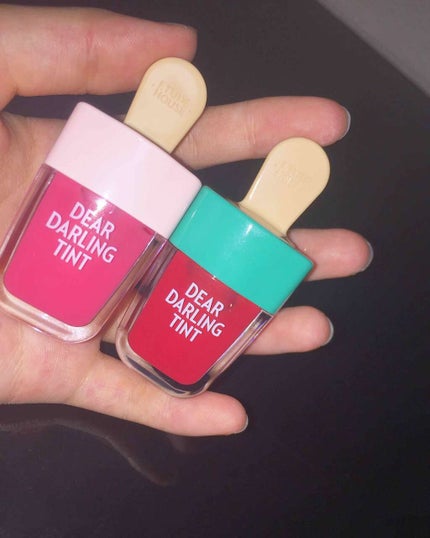 ディアダーリン ウォータージェルティント (アイスティント)/ETUDE/口紅を使ったクチコミ(1枚目)