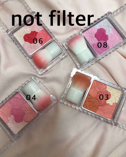 グロウフルールチークス/キャンメイク/パウダーチークを使ったクチコミ(3枚目)