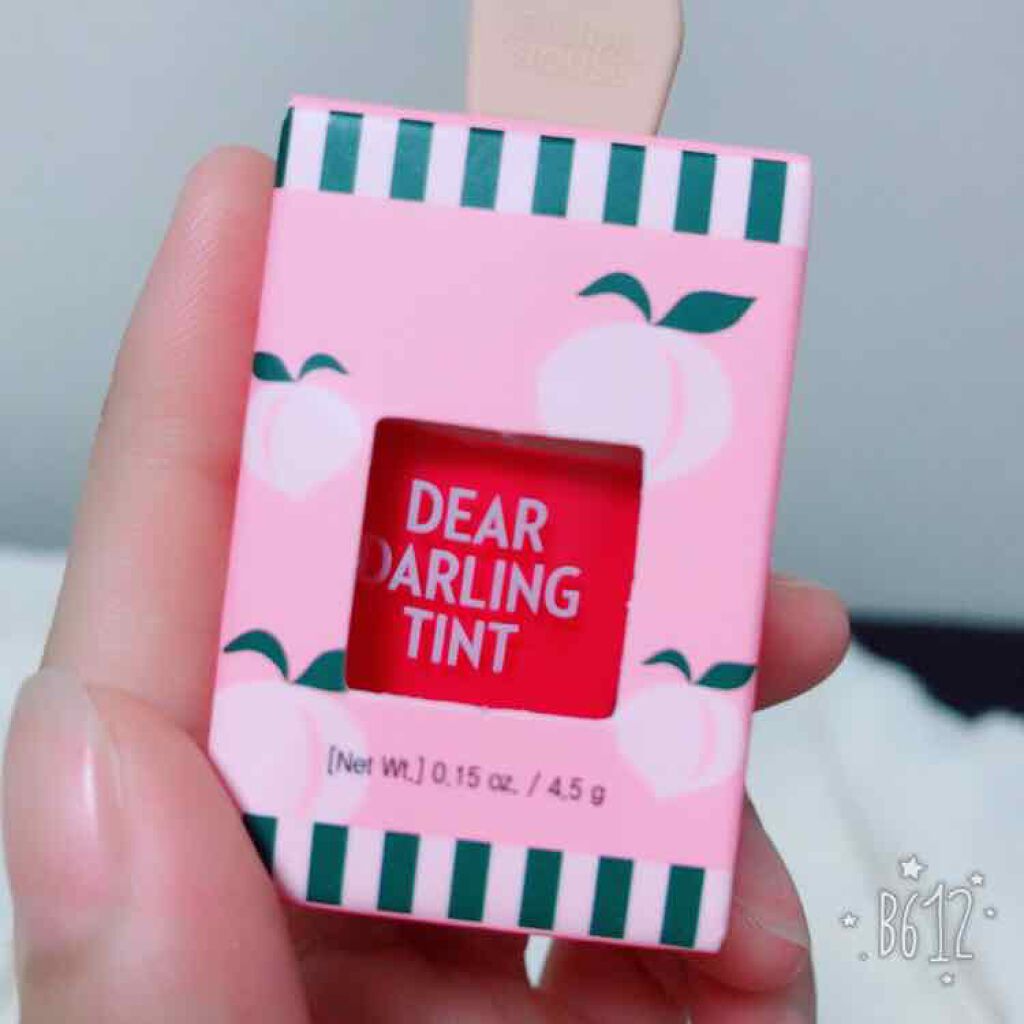 ディアダーリン ウォータージェルティント (アイスティント)/ETUDE/口紅を使ったクチコミ(1枚目)