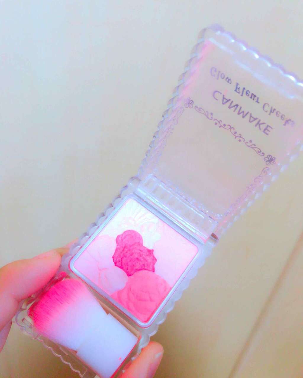 グロウフルールチークス/キャンメイク/パウダーチークを使ったクチコミ（1枚目）