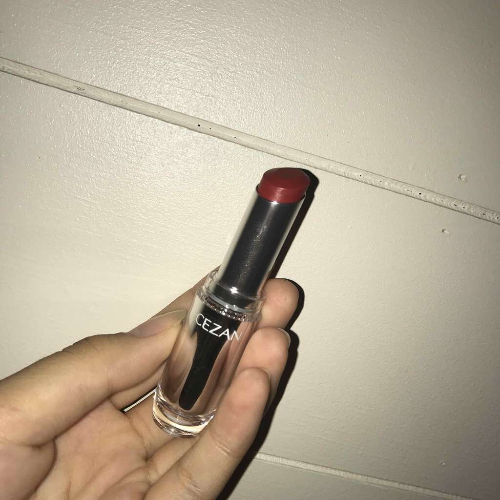 ラスティンググロスリップ/CEZANNE/口紅を使ったクチコミ（2枚目）