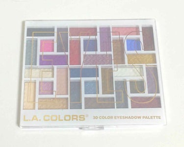 30カラーアイシャドーパレット/L.A.COLORS/アイシャドウパレットを使ったクチコミ（1枚目）