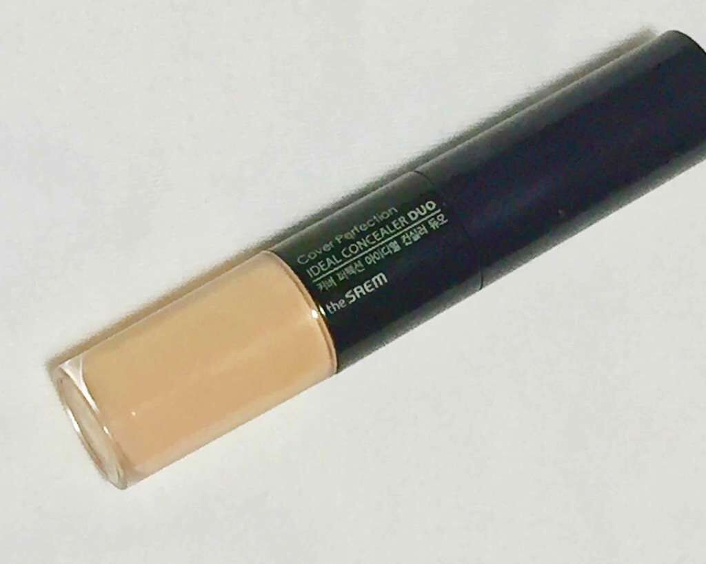カバーパーフェクション アイディールコンシーラー デュオ/the SAEM/スティックコンシーラーを使ったクチコミ（1枚目）
