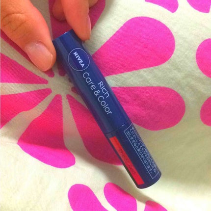 ニベア リッチケア&カラーリップ/ニベア/リップクリームを使ったクチコミ(1枚目)