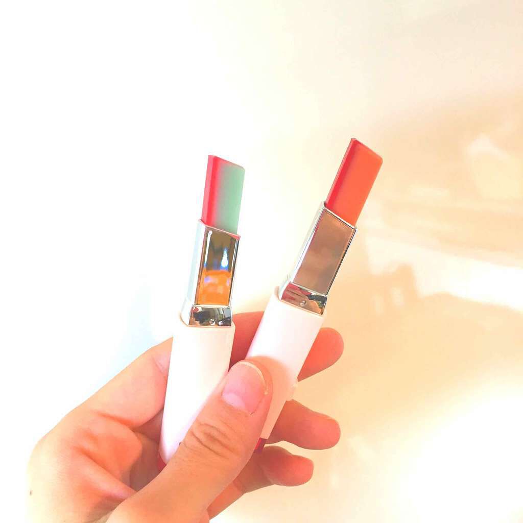 ツートーンリップバーム/pixi beauty/口紅を使ったクチコミ（1枚目）