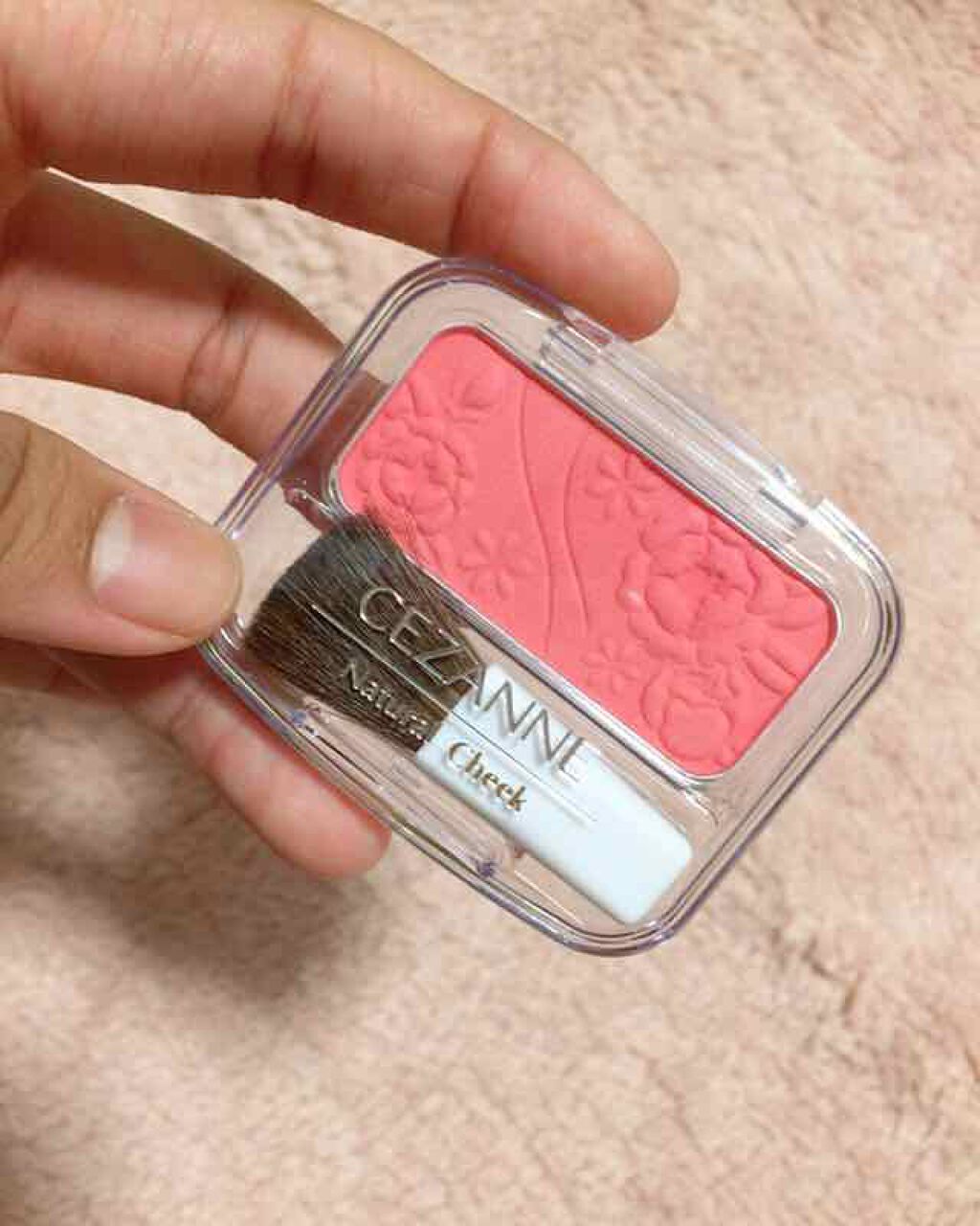 ナチュラル チークN/CEZANNE/パウダーチークを使ったクチコミ（1枚目）