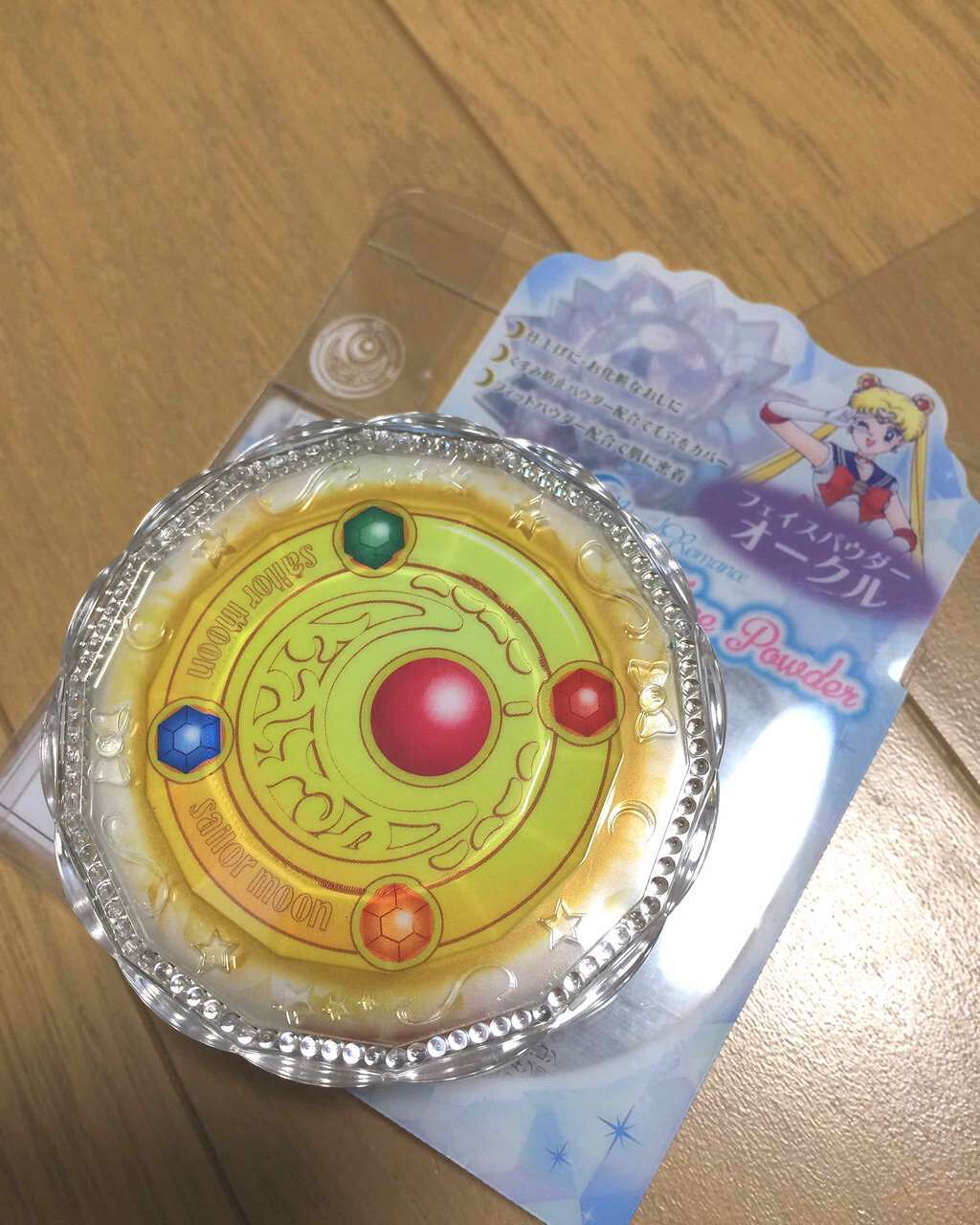 クリアコンパクトフェイスパウダー アニメデザイン/ミラクルロマンス/プレストパウダーを使ったクチコミ（1枚目）