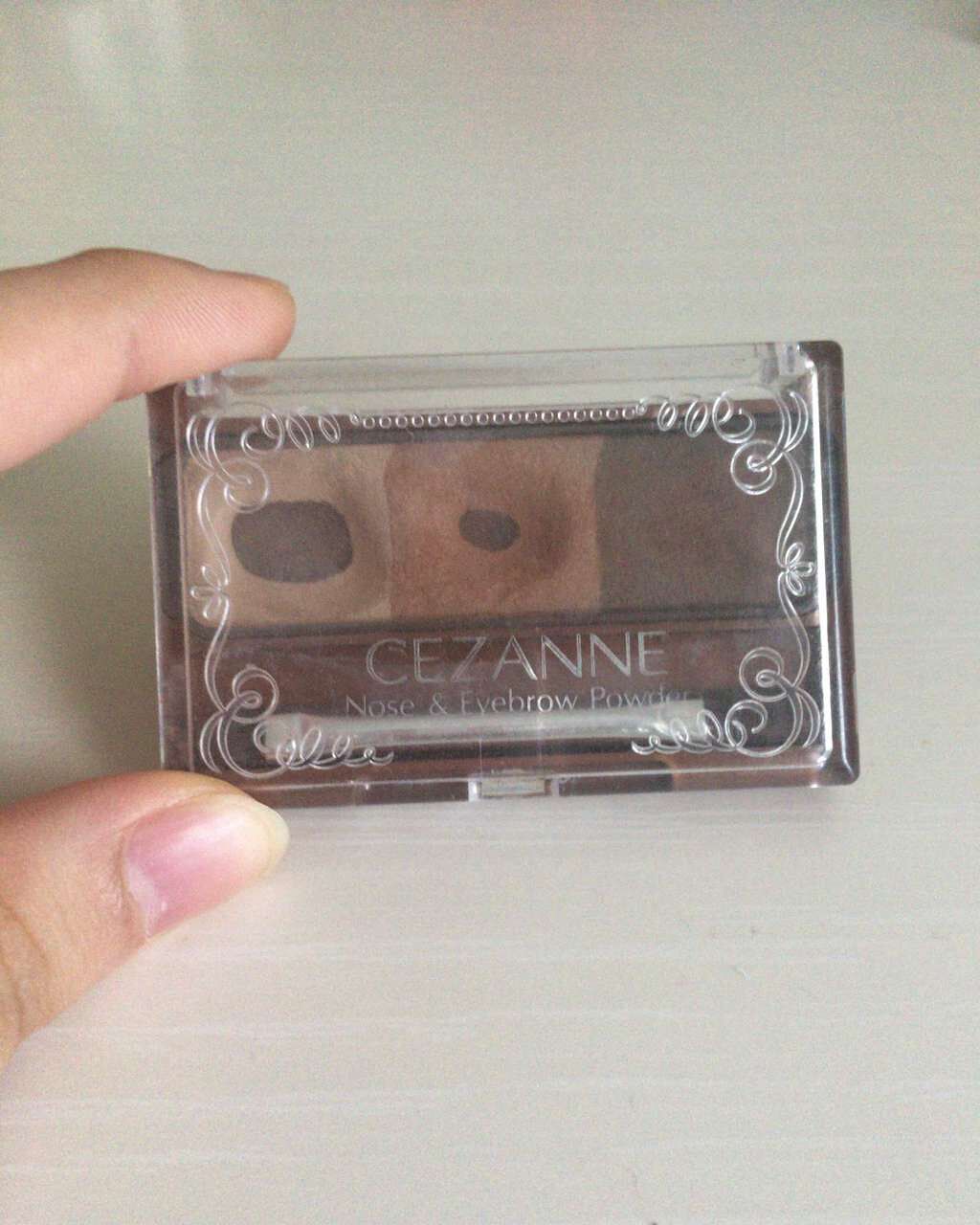ノーズ＆アイブロウパウダー/CEZANNE/パウダーアイブロウを使ったクチコミ（1枚目）
