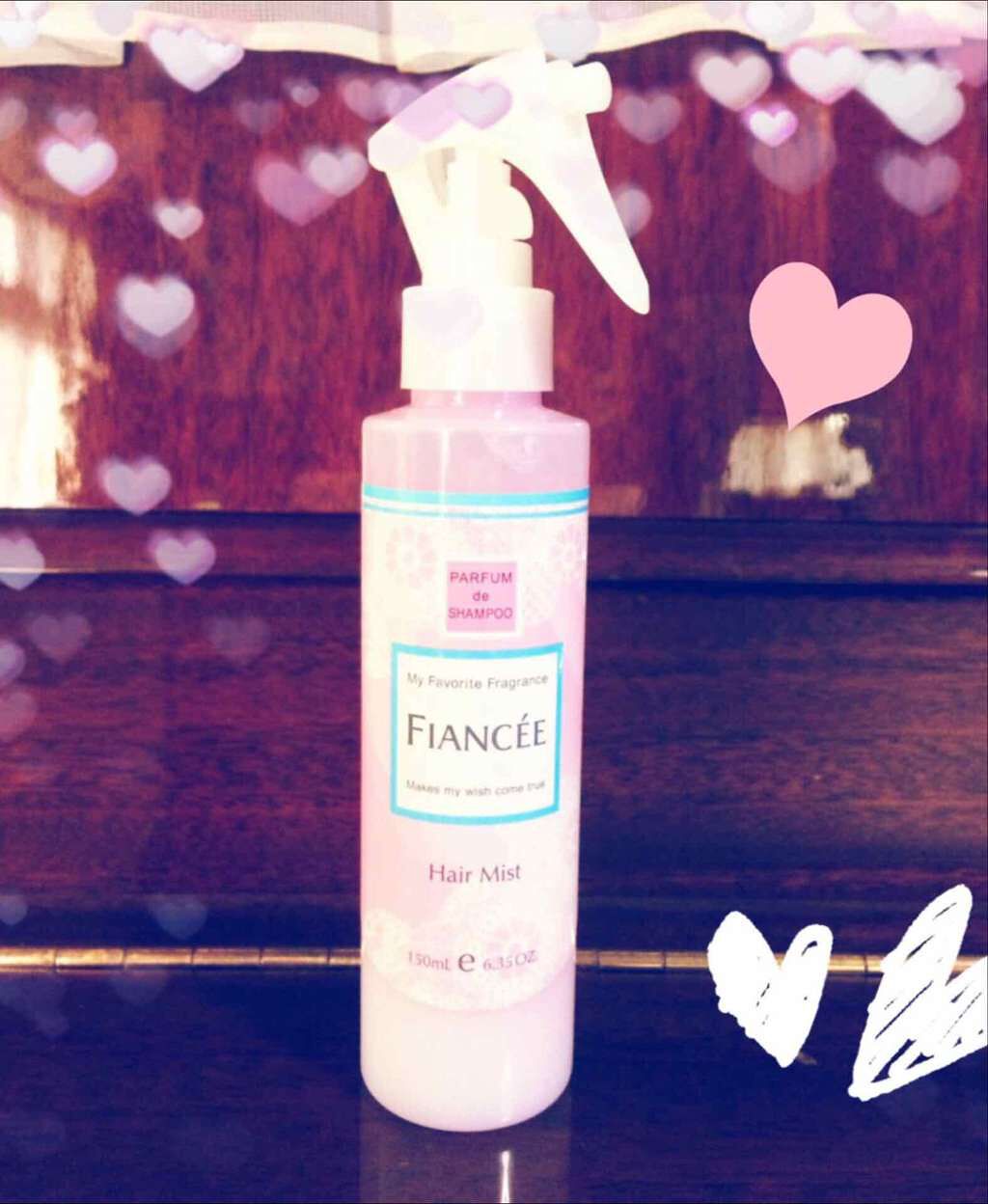 フレグランスヘアミスト ピュアシャンプーの香り/フィアンセ/ヘアミストを使ったクチコミ（1枚目）