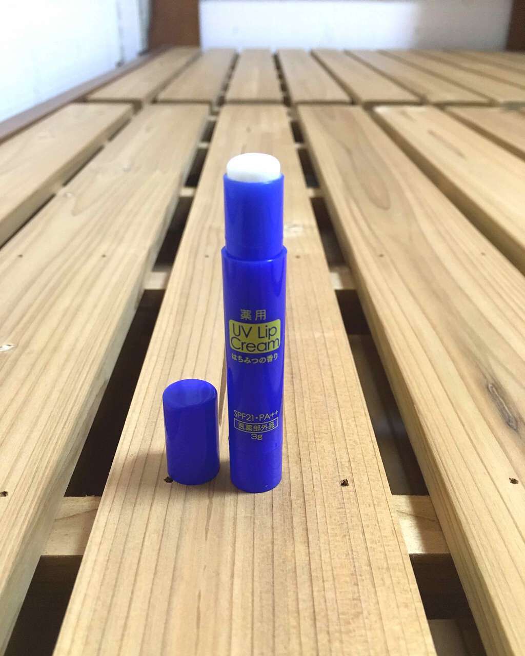 薬用 UVリップクリーム/DAISO/リップクリームを使ったクチコミ（1枚目）