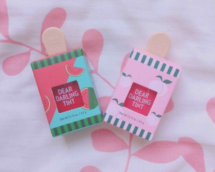 ディアダーリン ウォータージェルティント (アイスティント)/ETUDE/口紅を使ったクチコミ(1枚目)