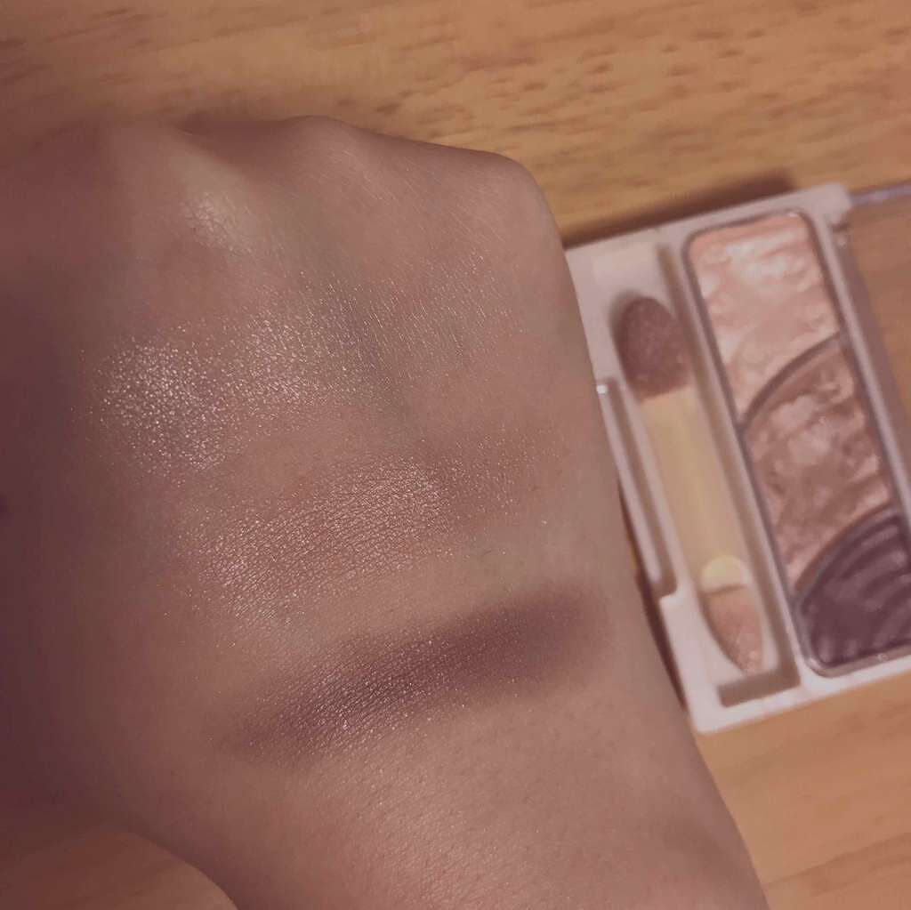 トーンアップアイシャドウ/CEZANNE/アイシャドウパレットを使ったクチコミ(3枚目)