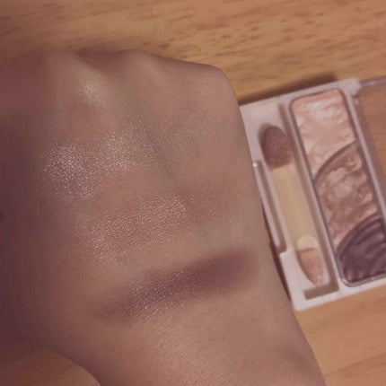 トーンアップアイシャドウ/CEZANNE/アイシャドウパレットを使ったクチコミ(3枚目)