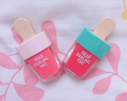 ディアダーリン ウォータージェルティント (アイスティント)/ETUDE/口紅を使ったクチコミ(2枚目)