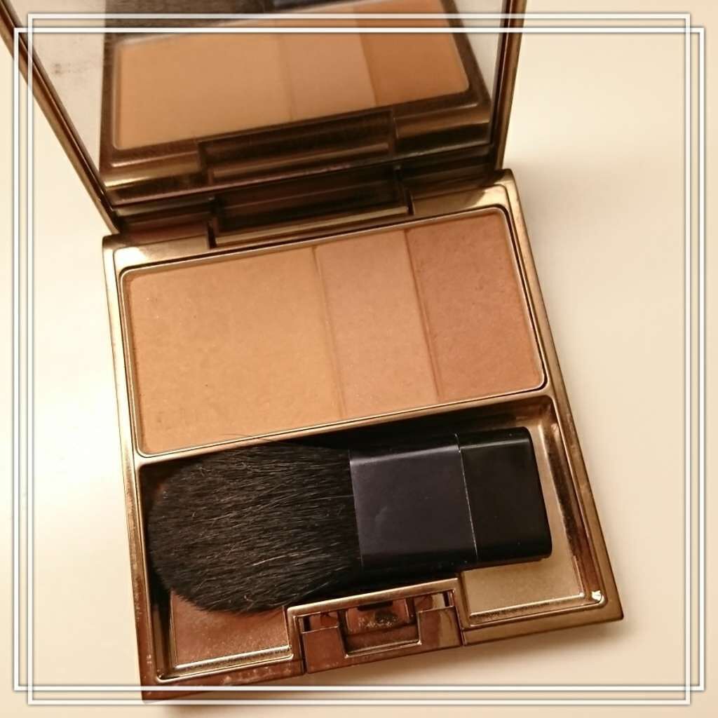 LUNASOL シェイディングチークスのクチコミ「フタがワンタッチで空けやすい
キャンメイクとかで、結構荒れちゃったりしてて、
お値段かけたもの.....」（2枚目）