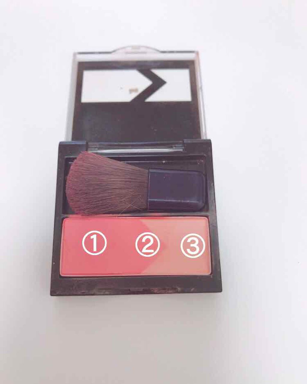 デュアルカラー ブラッシュ/MAYBELLINE NEW YORK/パウダーチークを使ったクチコミ(2枚目)