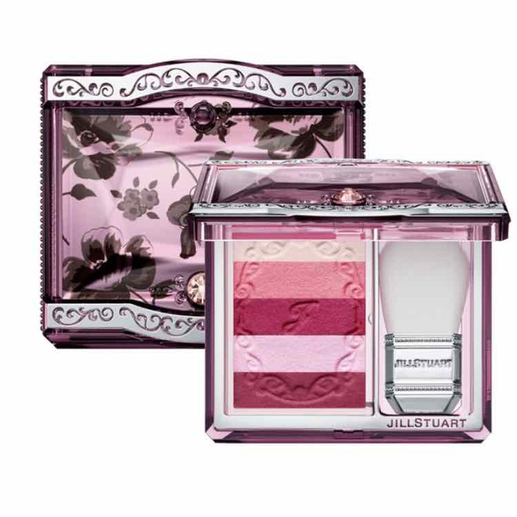 ブルーミングデュー オイルインブラッシュ 07 seductive mum/JILL STUART/パウダーチークを使ったクチコミ（2枚目）