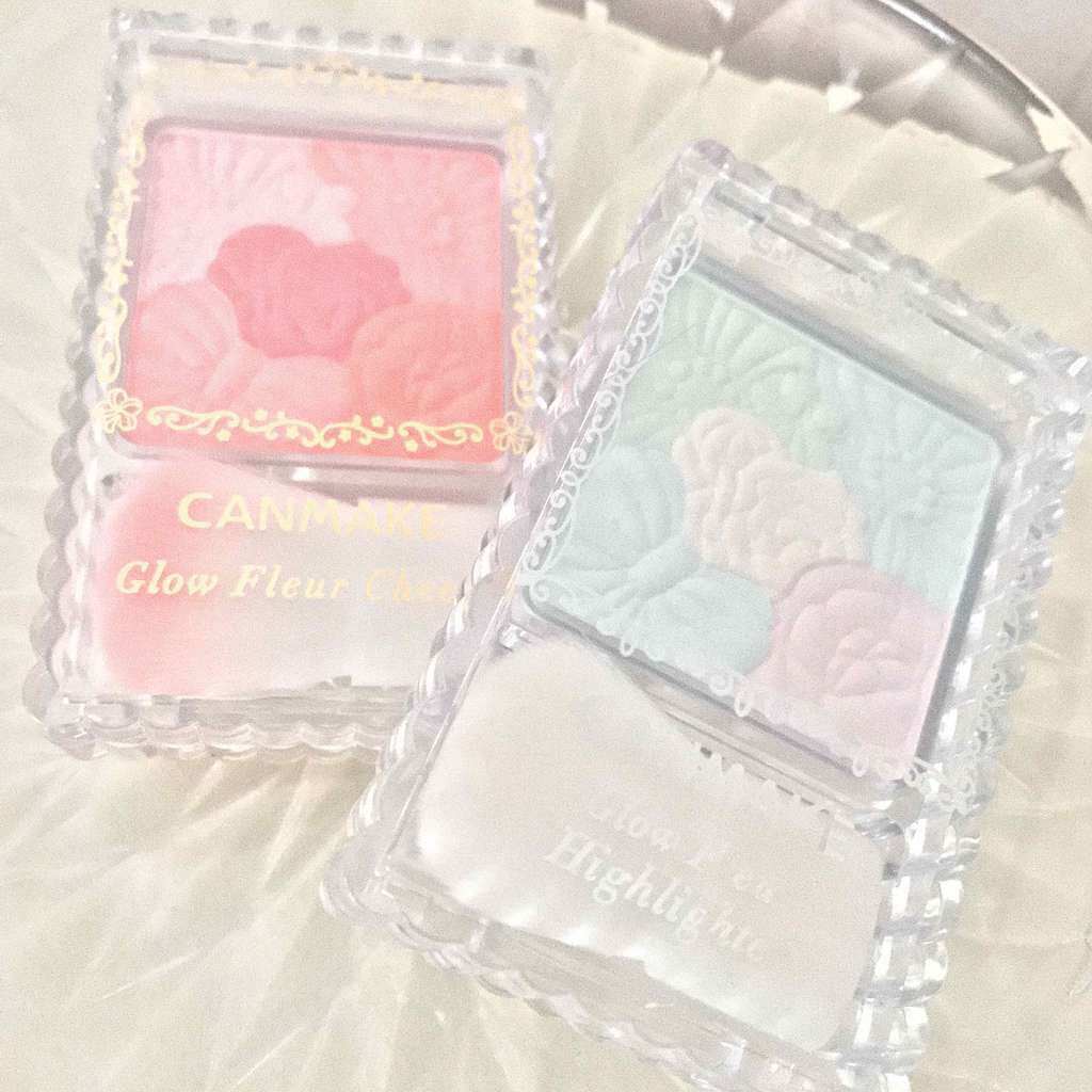 グロウフルールチークス/キャンメイク/パウダーチークを使ったクチコミ（1枚目）