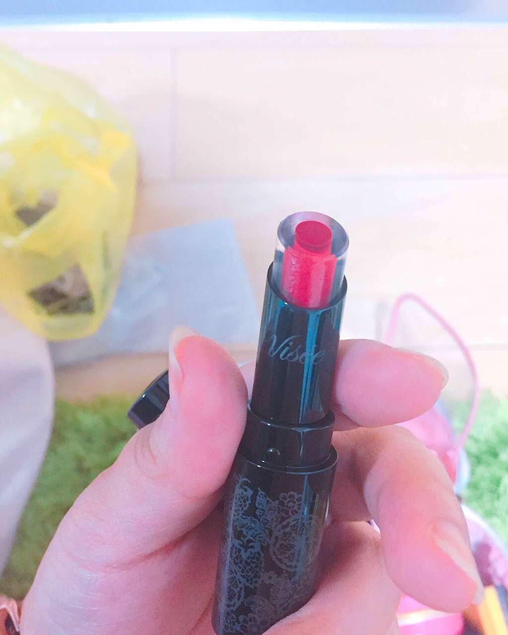 クリスタルデュオ リップスティック/Visée/口紅を使ったクチコミ（1枚目）