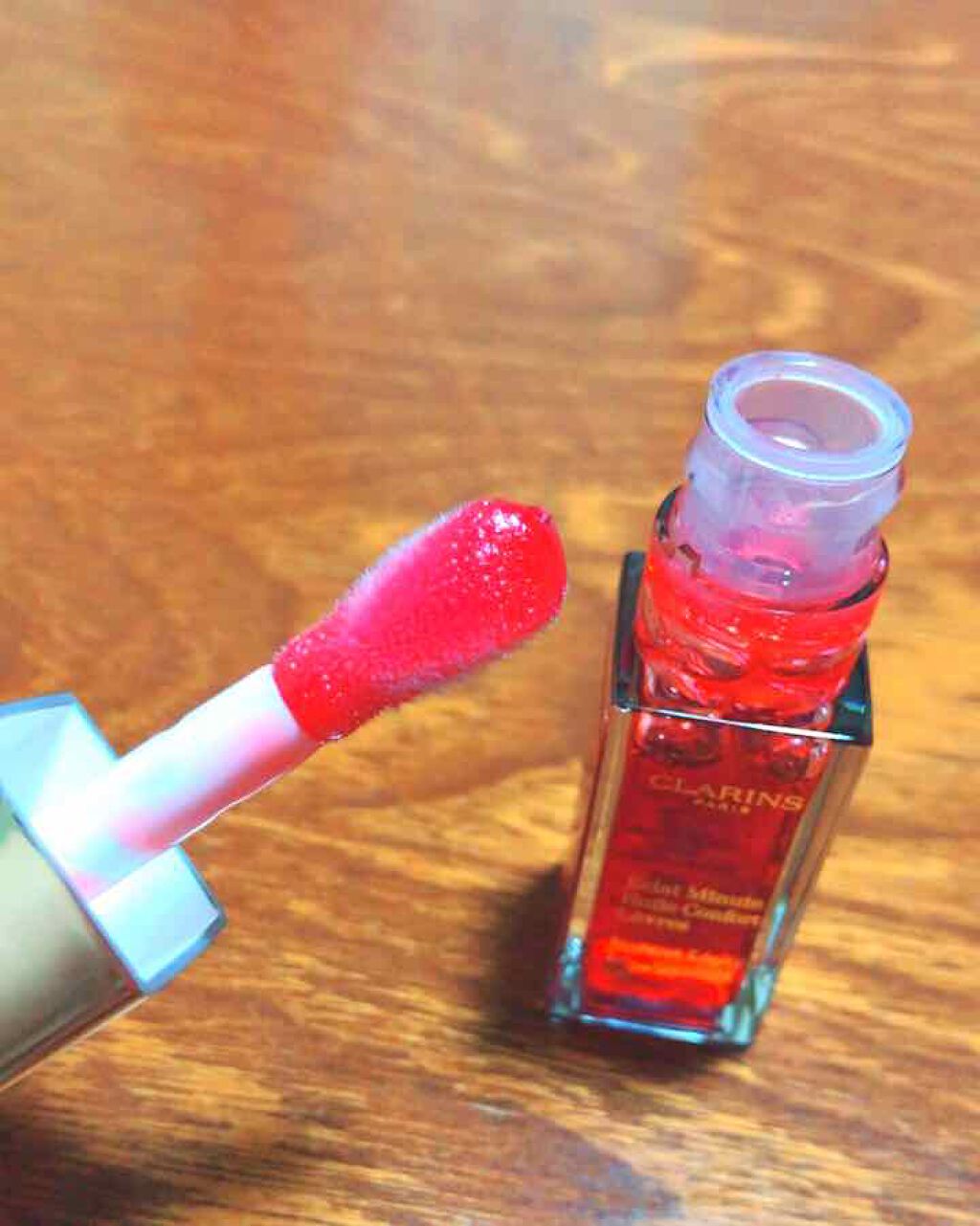 コンフォート リップオイル /CLARINS/リップグロスを使ったクチコミ(2枚目)