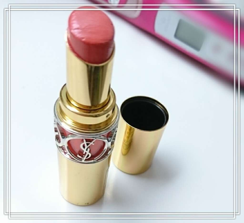 ルージュ ヴォリュプテ シャイン/YVES SAINT LAURENT BEAUTE/口紅を使ったクチコミ(1枚目)