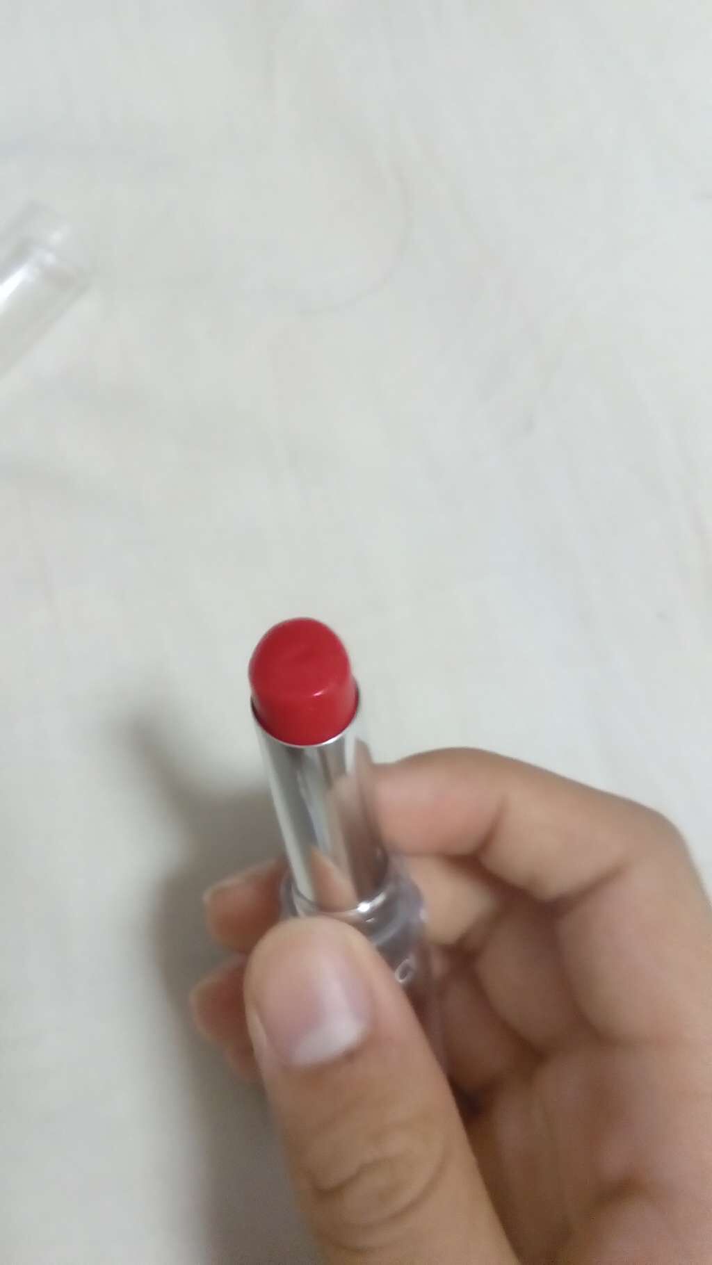 ラスティンググロスリップ/CEZANNE/口紅を使ったクチコミ(2枚目)