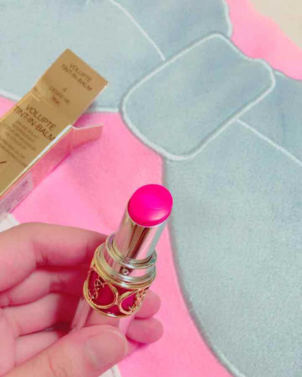 ヴォリュプテ ティントインバーム/YVES SAINT LAURENT BEAUTE/口紅を使ったクチコミ（1枚目）