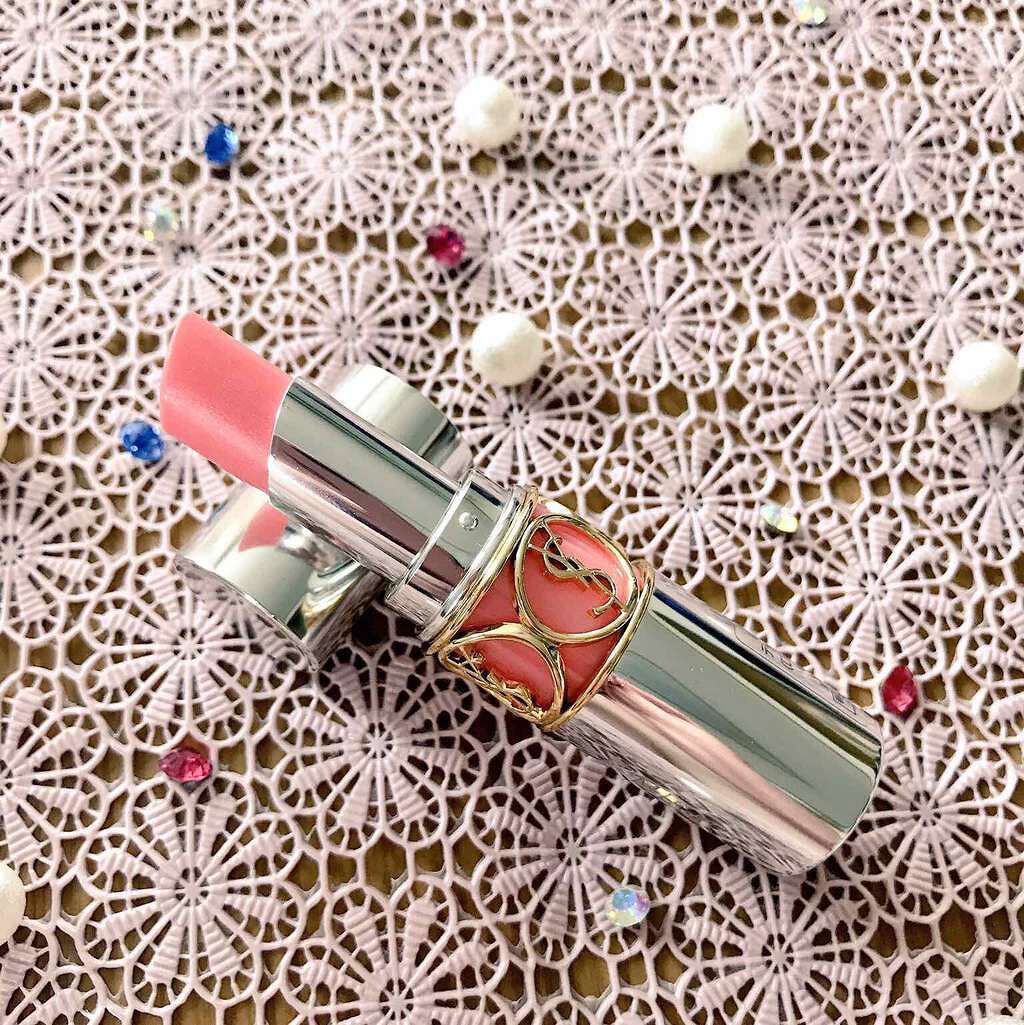 ヴォリュプテ ティントインバーム/YVES SAINT LAURENT BEAUTE/口紅を使ったクチコミ（2枚目）