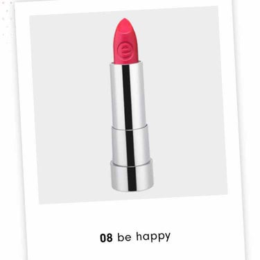 sheer & shine lipstick Be Happy/essence/口紅の画像