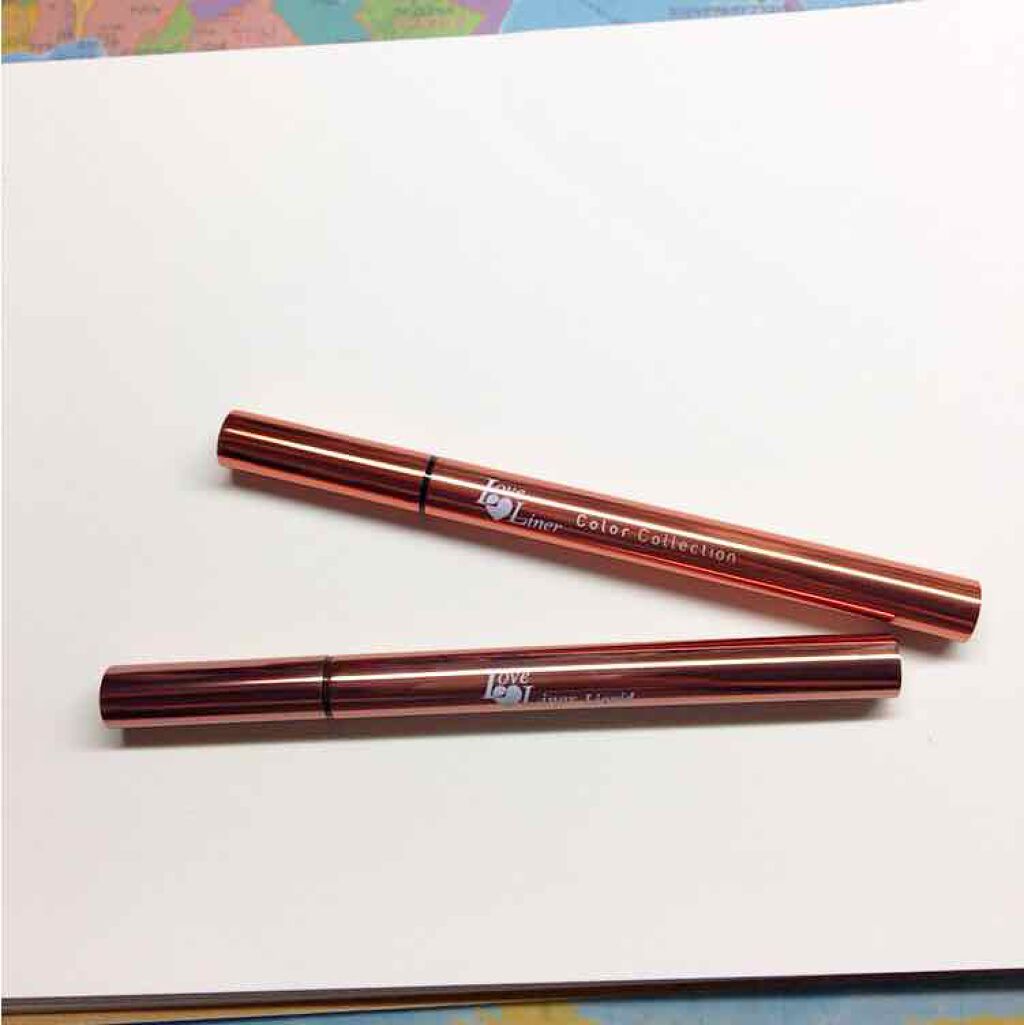 ラブライナー カラーコレクション/ラブ・ライナー/リキッドアイライナーを使ったクチコミ（2枚目）
