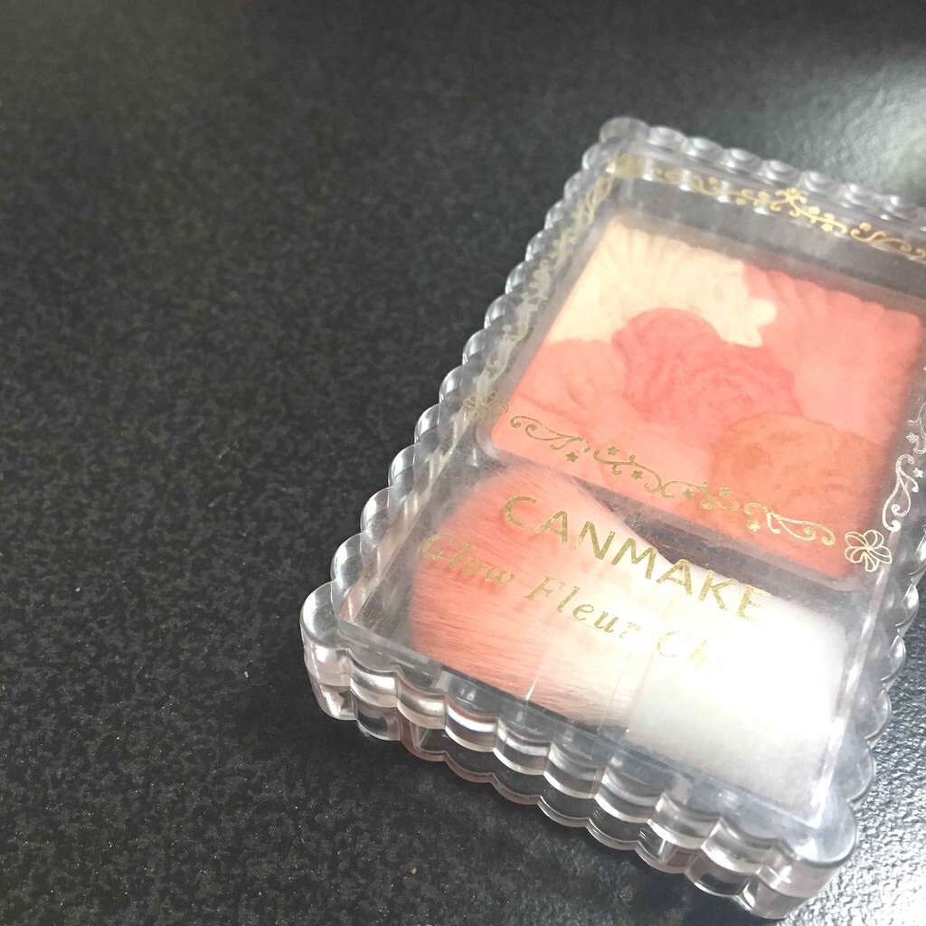 グロウフルールチークス/キャンメイク/パウダーチークを使ったクチコミ(1枚目)