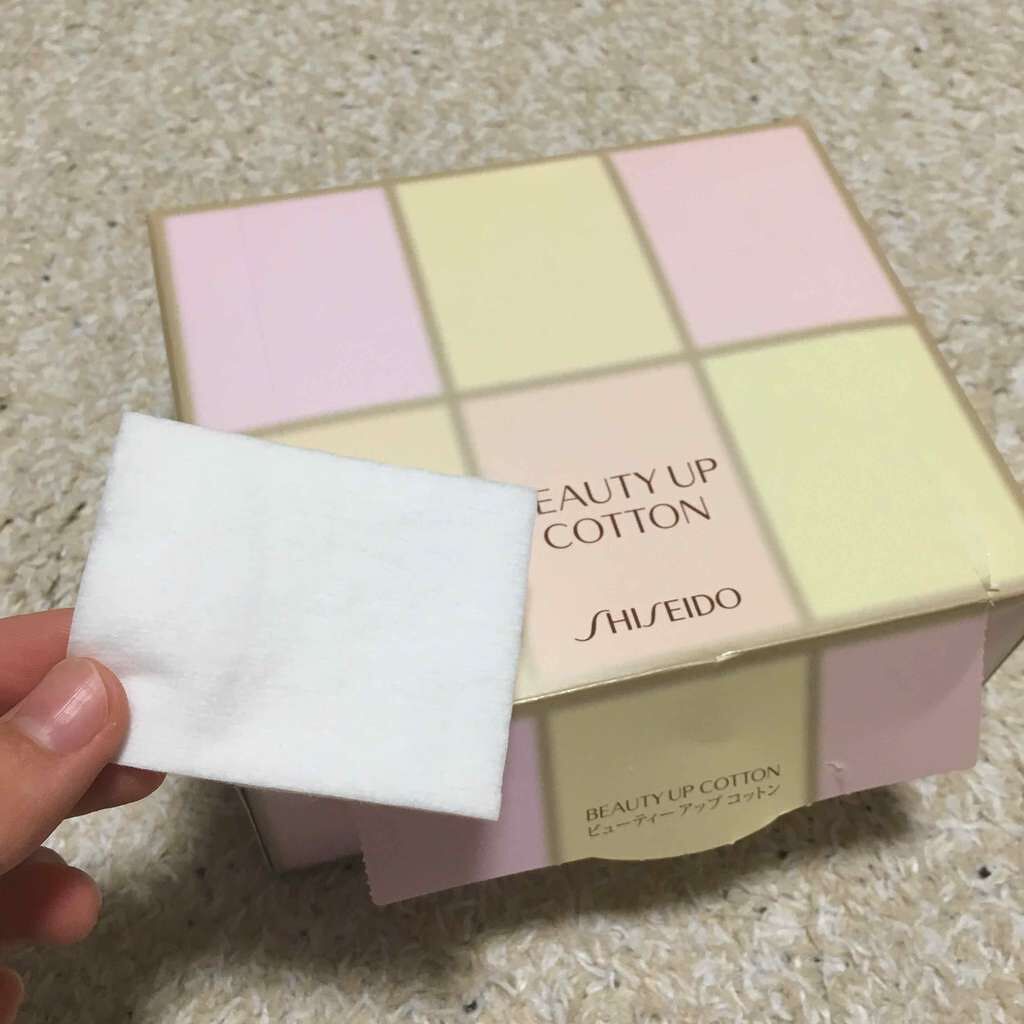 ビューティーアップコットン G/SHISEIDO/コットンを使ったクチコミ(1枚目)