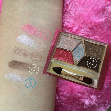 【旧品】パーフェクトスタイリストアイズ/キャンメイク/アイシャドウパレットを使ったクチコミ(4枚目)