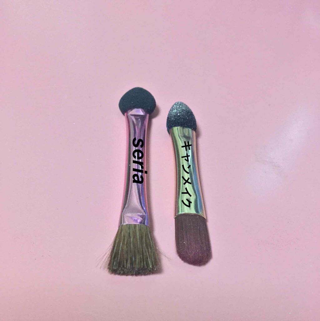 シャドウブラシ/セリア/メイクブラシを使ったクチコミ(2枚目)