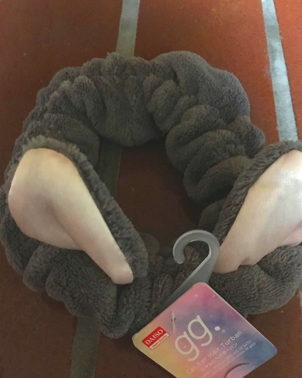 にゃんこヘアターバン/DAISO/ヘアアクセサリーを使ったクチコミ（1枚目）