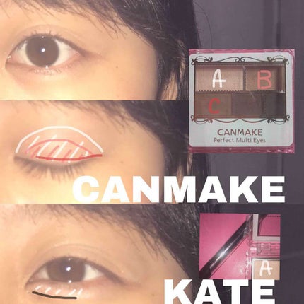 パーフェクトマルチアイズ/キャンメイク/アイシャドウパレットを使ったクチコミ(1枚目)