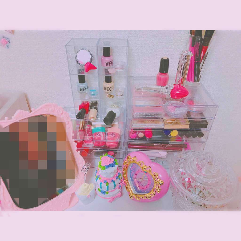 3段式クリアーケース/DAISO/その他化粧小物を使ったクチコミ(1枚目)