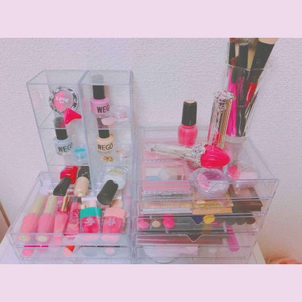 3段式クリアーケース/DAISO/その他化粧小物を使ったクチコミ(2枚目)