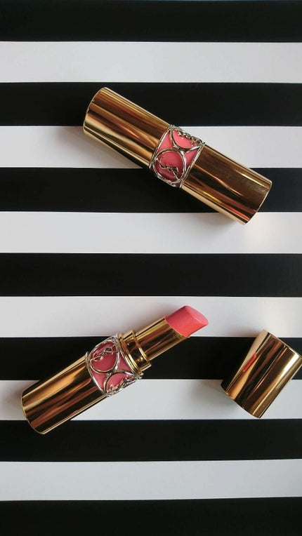 ルージュ ヴォリュプテ シャイン/YVES SAINT LAURENT BEAUTE/口紅を使ったクチコミ(1枚目)