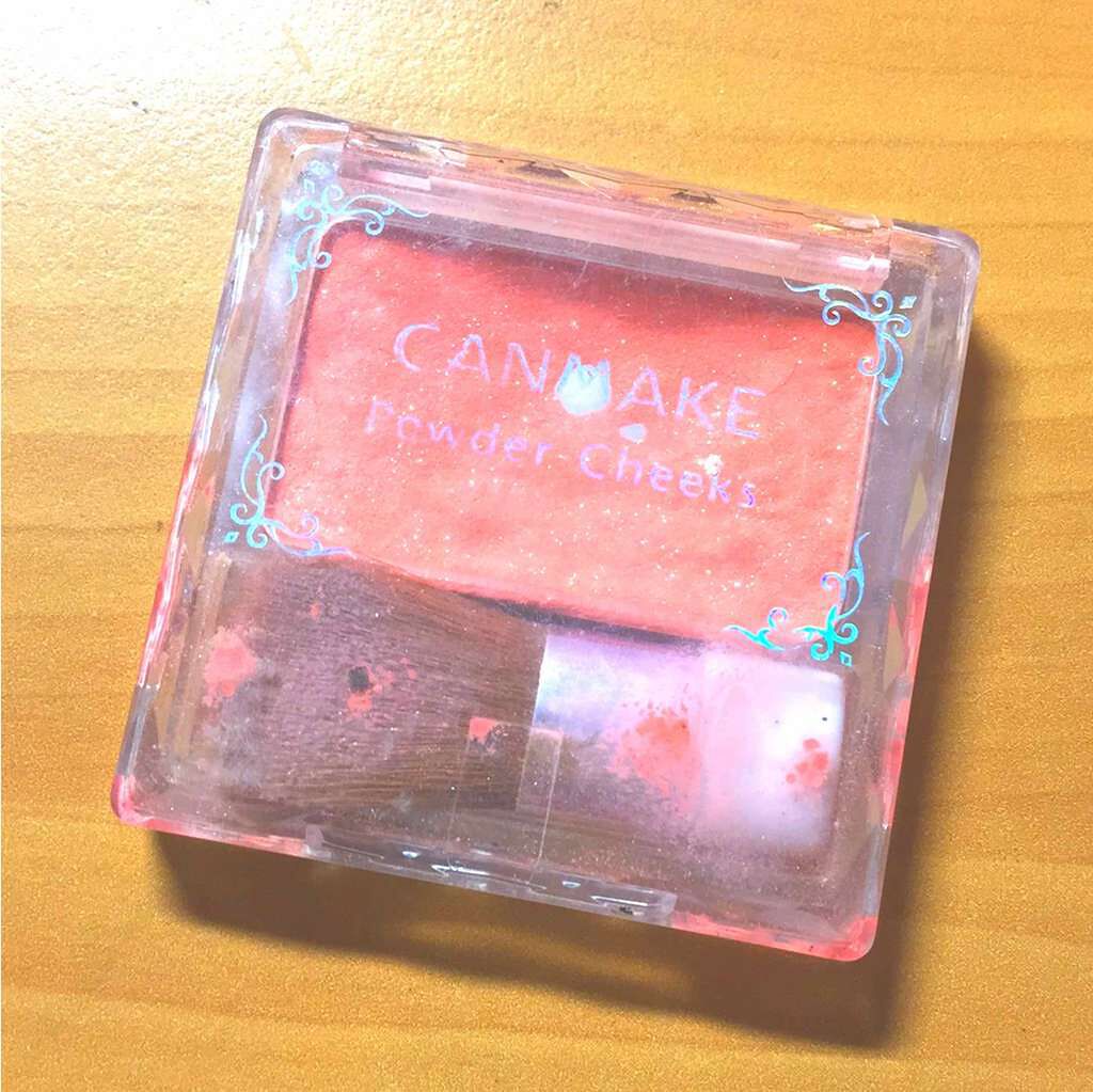 【旧品】パウダーチークス/キャンメイク/パウダーチークを使ったクチコミ(1枚目)