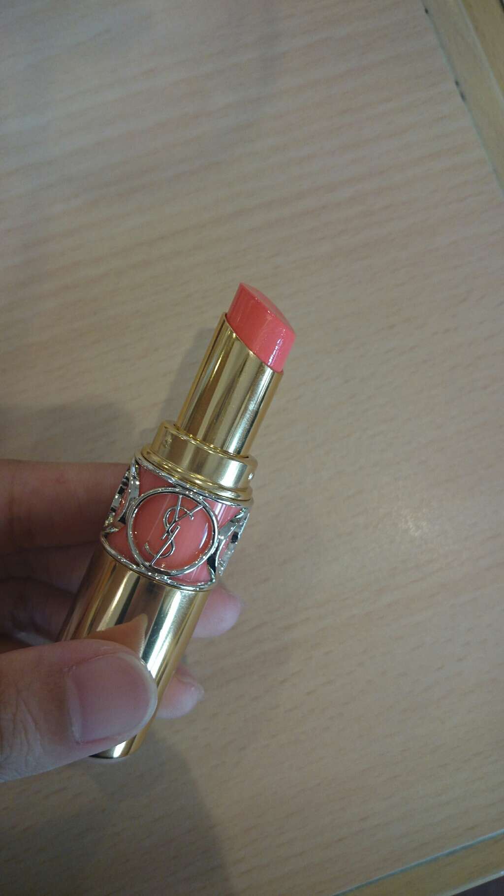ルージュ ヴォリュプテ シャイン/YVES SAINT LAURENT BEAUTE/口紅を使ったクチコミ(1枚目)