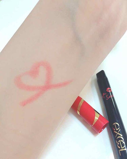 リップスーツ/excel/口紅を使ったクチコミ(2枚目)