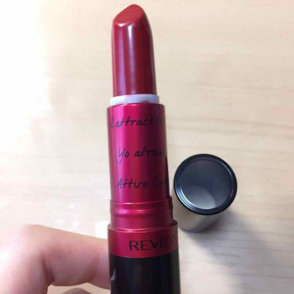 スーパー ラストラス リップスティック/REVLON/口紅を使ったクチコミ(2枚目)