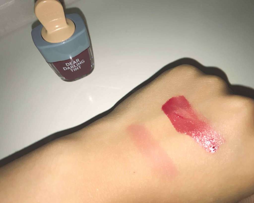 ディアダーリン ウォータージェルティント (アイスティント)/ETUDE/口紅を使ったクチコミ(2枚目)
