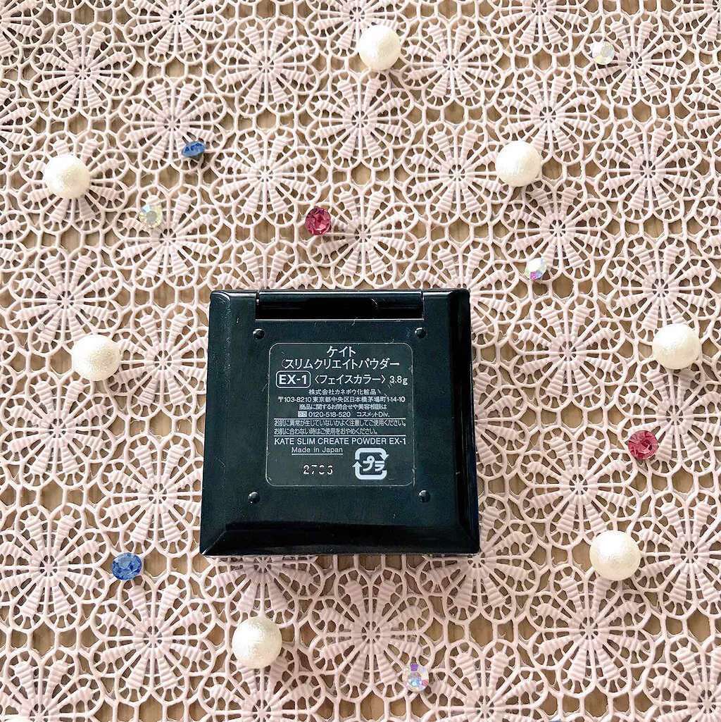 スリムクリエイトパウダー/KATE/プレストパウダーを使ったクチコミ(3枚目)