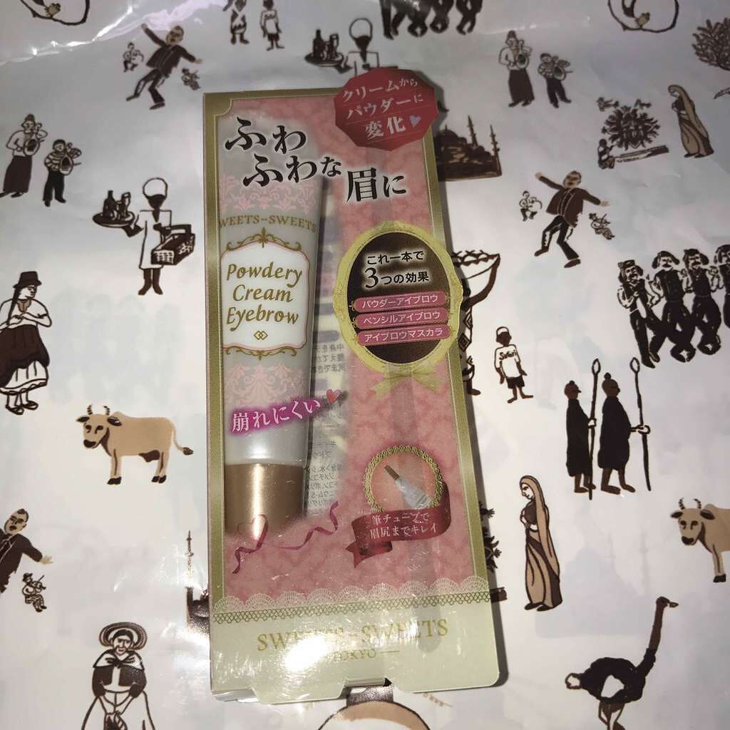 パウダリークリームアイブロウ/スウィーツ スウィーツ/パウダーアイブロウを使ったクチコミ（1枚目）