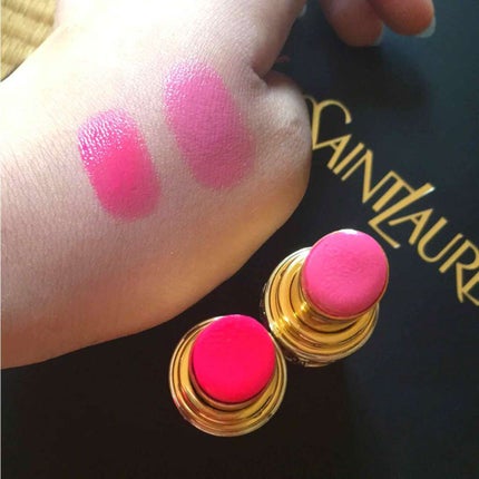 ルージュ ヴォリュプテ シャイン/YVES SAINT LAURENT BEAUTE/口紅を使ったクチコミ(2枚目)